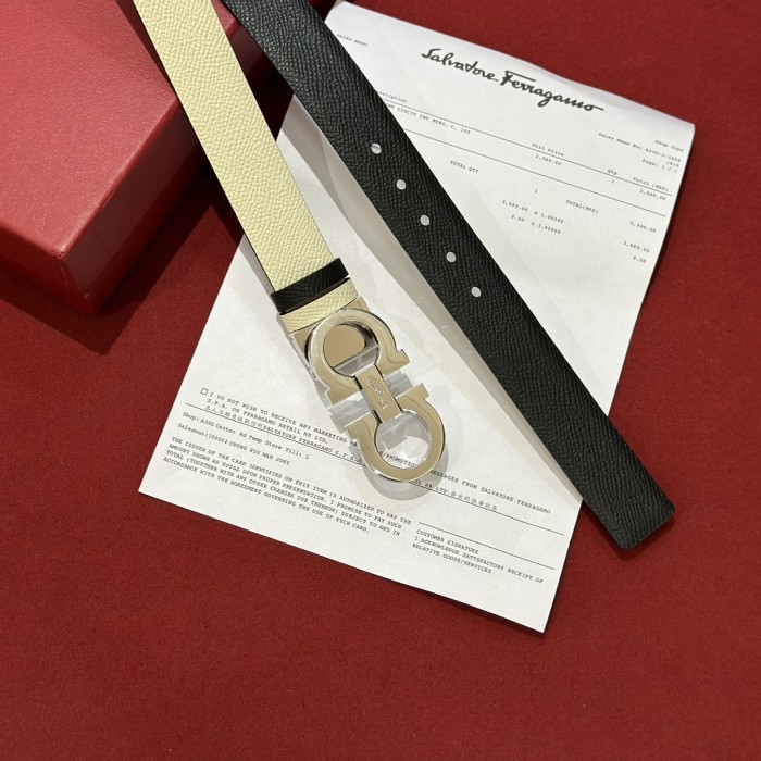 FERRAGAMO Belt 004 22PJ081 2.5cm