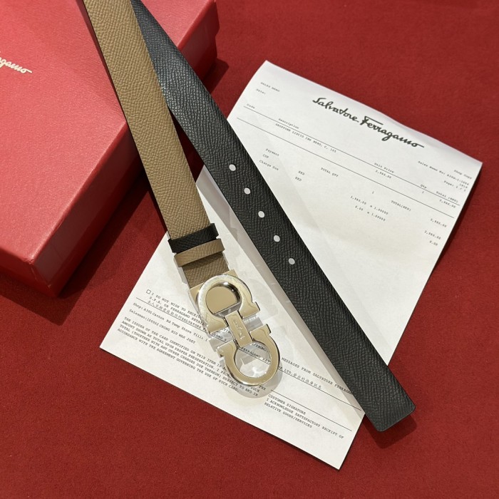FERRAGAMO Belt 004 22PJ081 2.5cm