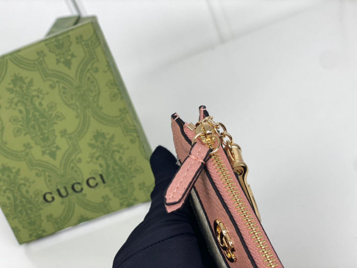 Gucci Zipper Card holder 701070 LM06 12.5cm