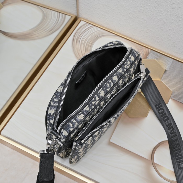 Dior Saddle Triple Pouch 7711 LM002 25cm