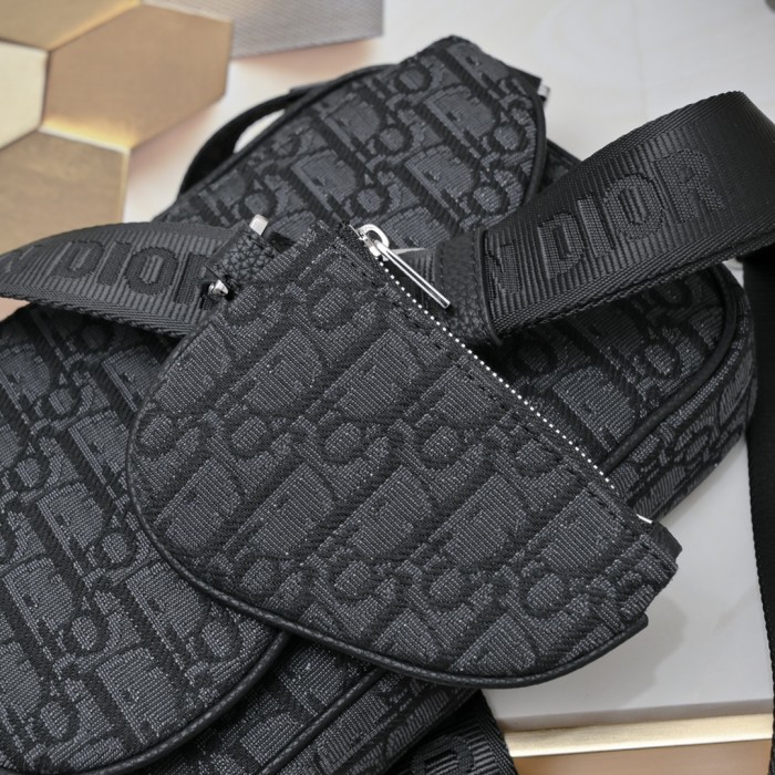 Dior Saddle Triple Pouch 7711 LM002 25cm