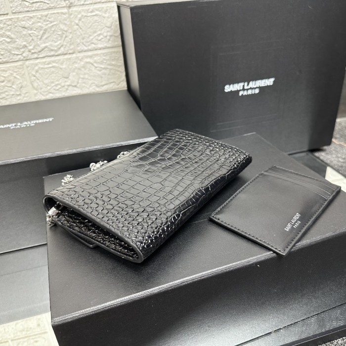 YSL Uptown Chain Wallet 607788 LM011 19cm