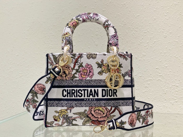 Dior Medium Lady D-Lite Bag M0565 LM003 24cm