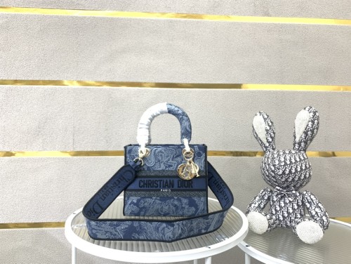 High quality Dior Medium Lady D-Lite Bag 9920 DD003 24cm