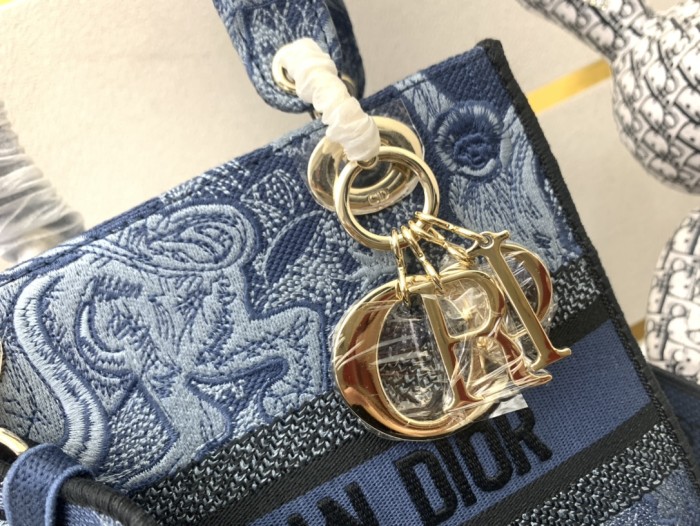 High quality Dior Medium Lady D-Lite Bag 9920 DD003 24cm