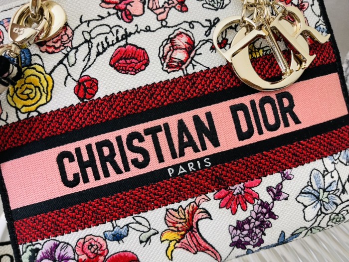 High quality Dior Medium Lady D-Lite Bag 9920 DD003 24cm