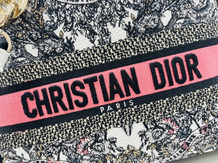 High quality Dior Medium Lady D-Lite Bag 9920 DD003 24cm