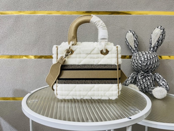 High quality Dior Medium Lady D-Lite Bag 9920 DD003 24cm