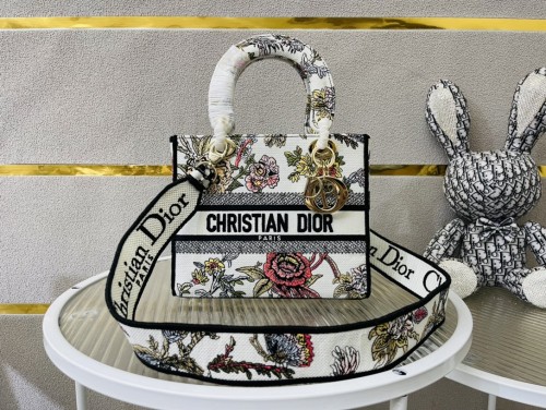 High quality Dior Medium Lady D-Lite Bag 9920 DD003 24cm
