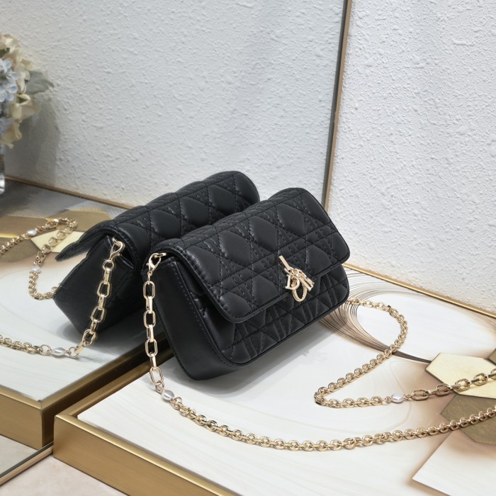 Dior Lady Dior Phone Pouch 2027 XB071 18.5cm