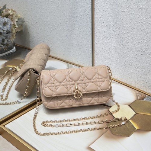Dior Lady Dior Phone Pouch 2027 XB071 18.5cm