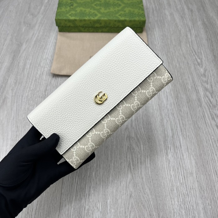 Gucci Marmont Continental Wallet 456116 LM57 19cm
