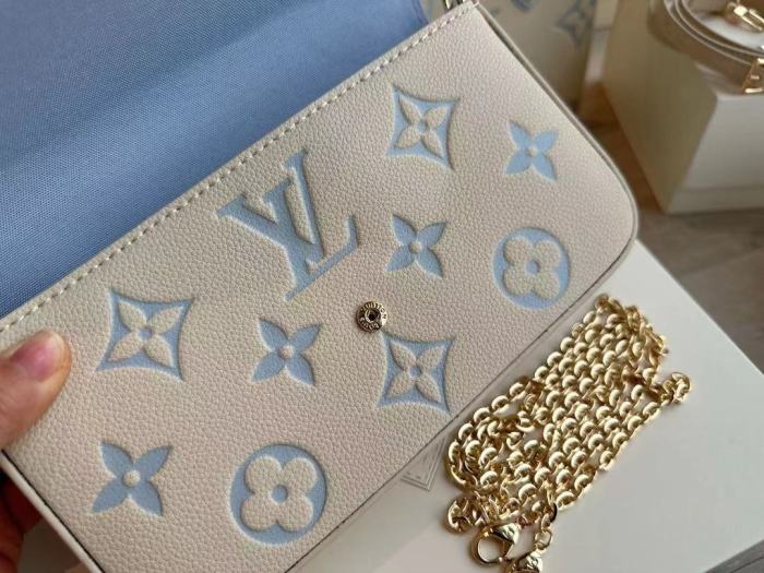LV POCHETTE FÉLICIE Chain Bag M61276 LM071 22cm