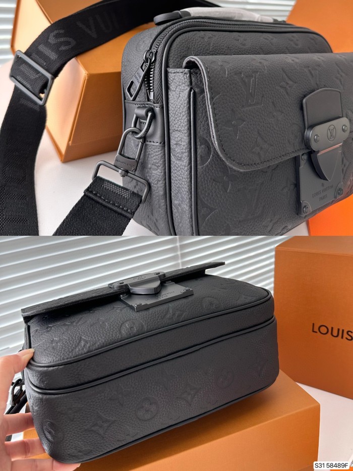 High quality LV S Lock Messenger Bag M58489 DB022 24cm