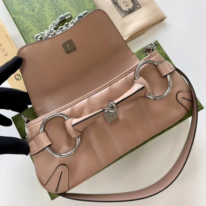 Gucci Horsebit Chain Bag 764339 LM521 27cm
