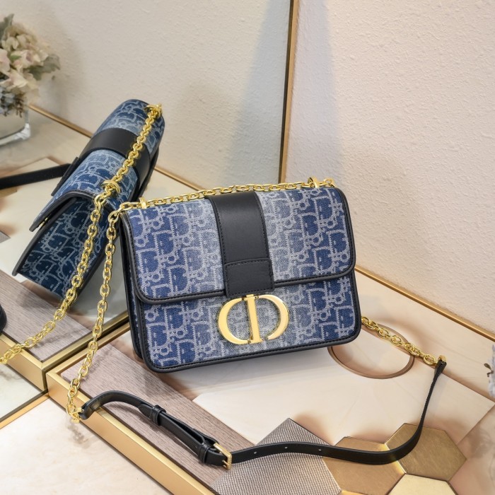 Dior 30 Montaigne Chain Bag 1005 LM581 25cm
