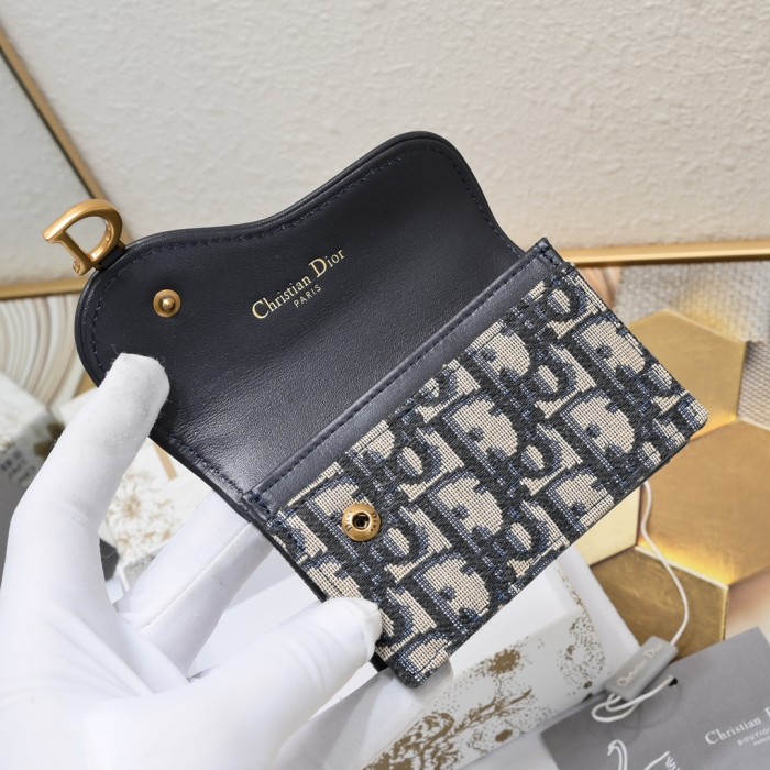High quality Dior Saddle Wallet S5611 LM051 10.5cm