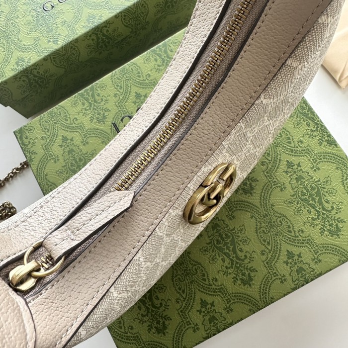 Gucci HALF-MOON-SHAPED MINI BAG 726843 LM001 22cm