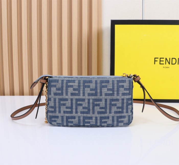 FENDI Baguette Clutch 8848 LM021 20cm