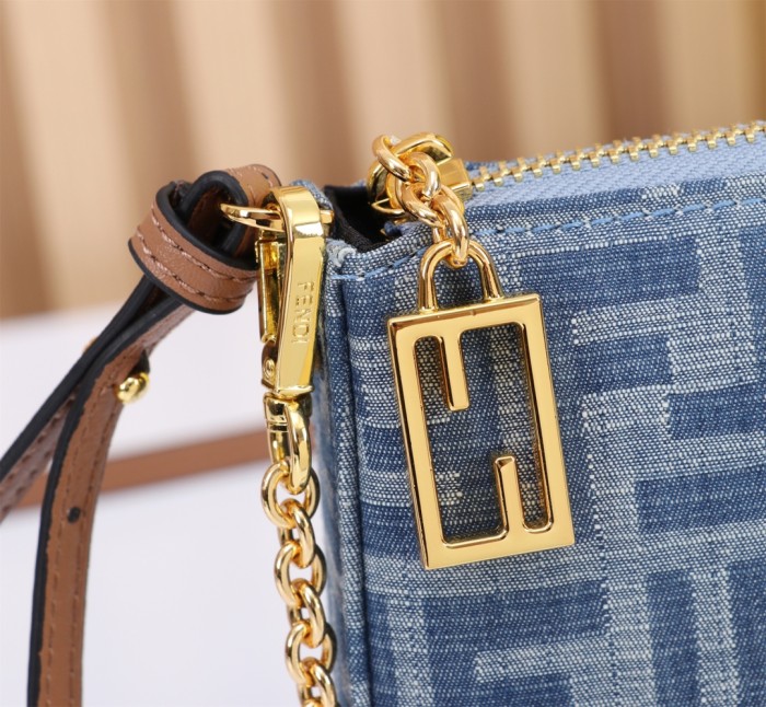 FENDI Baguette Clutch 8848 LM021 20cm