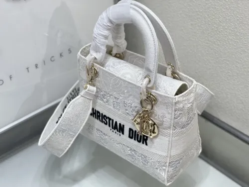 High quality Dior Medium Lady D-Lite Bag 9920 LM003 24cm