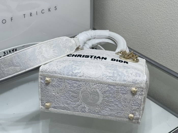 High quality Dior Medium Lady D-Lite Bag 9920 LM003 24cm