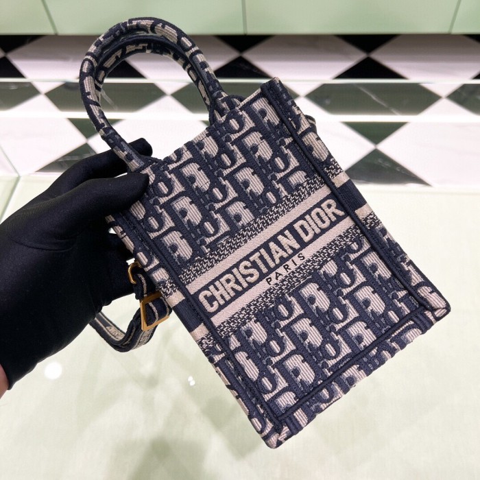 High quality Dior Mini Vertical Book Tote S5555 DLAM091 13.5cm