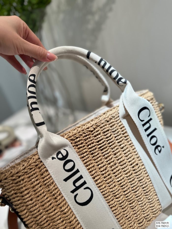 Chloe Woody Tote Bag 7931 DB531041 27-30cm