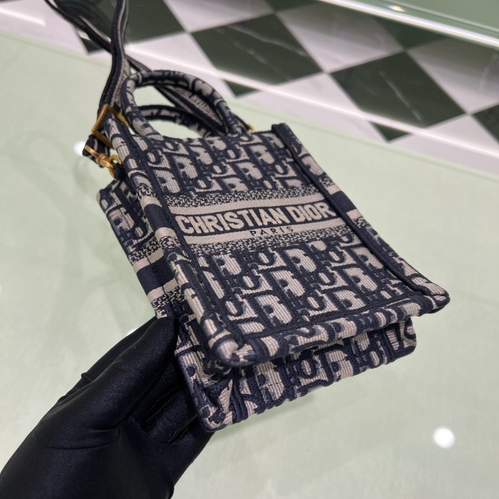 High quality Dior Mini Vertical Book Tote S5555 DLAM091 13.5cm