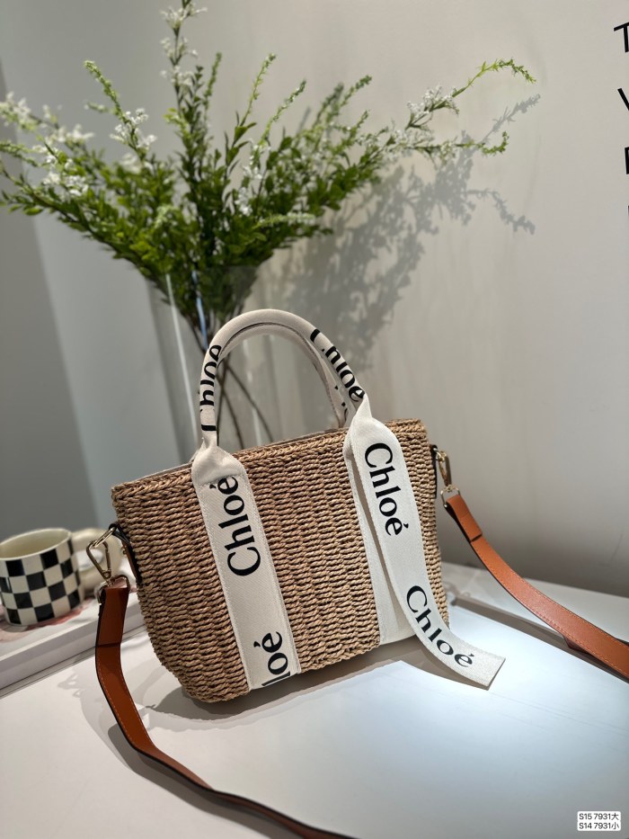 Chloe Woody Tote Bag 7931 DB531041 27-30cm