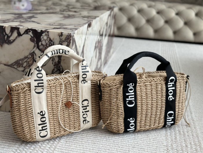 Chloe Woody Tote Bag 001 DB041 34cm