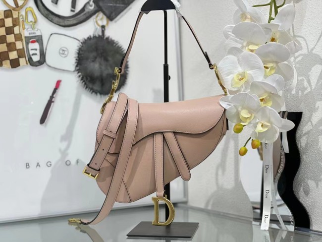 Dior Saddle Bag Nude 6677 XB012 25.5cm