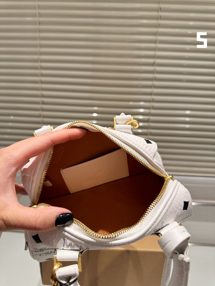 MCM Mini Boston Bag 031 LLS071 18.5cm