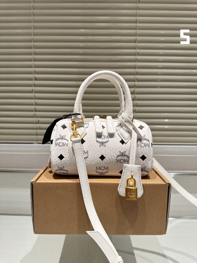 MCM Mini Boston Bag 031 LLS071 18.5cm
