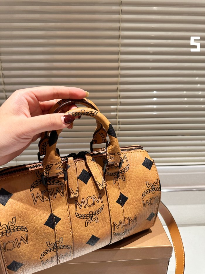 MCM Boston Bag 005 LLS081 24cm