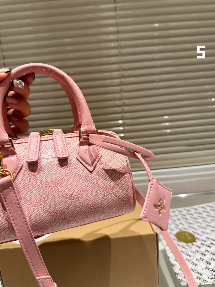 MCM Mini Boston Bag 030 LLS071 18.5cm