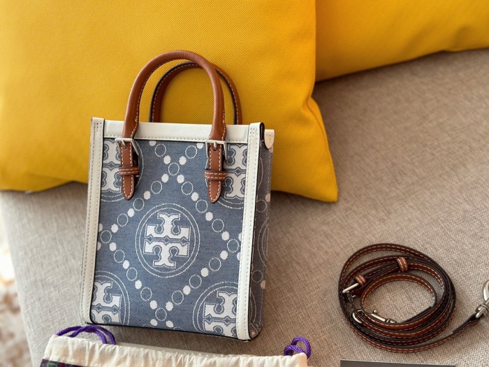 Tory Burch T Monogram Tote 010 LLS051 16cm