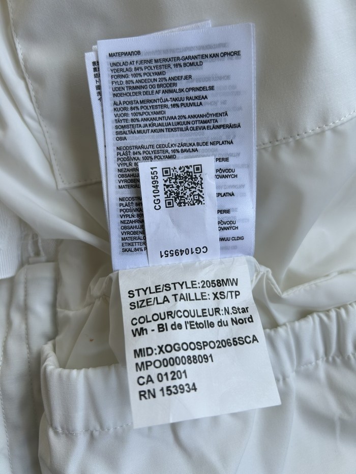 Canada Goose Down Jacket 2058 FYZ006