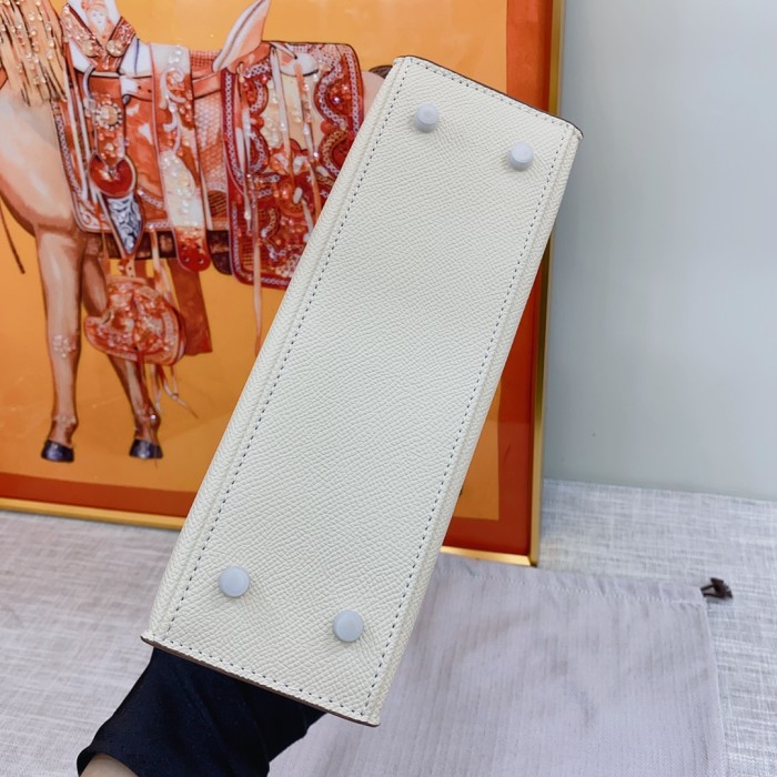 Hermes Kelly 2 Bag Silver Hardware LM081 22cm
