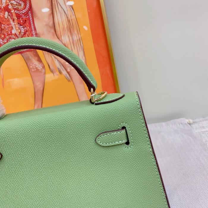 Hermes Kelly 2 Bag Gold Hardware LM071081 19-22cm