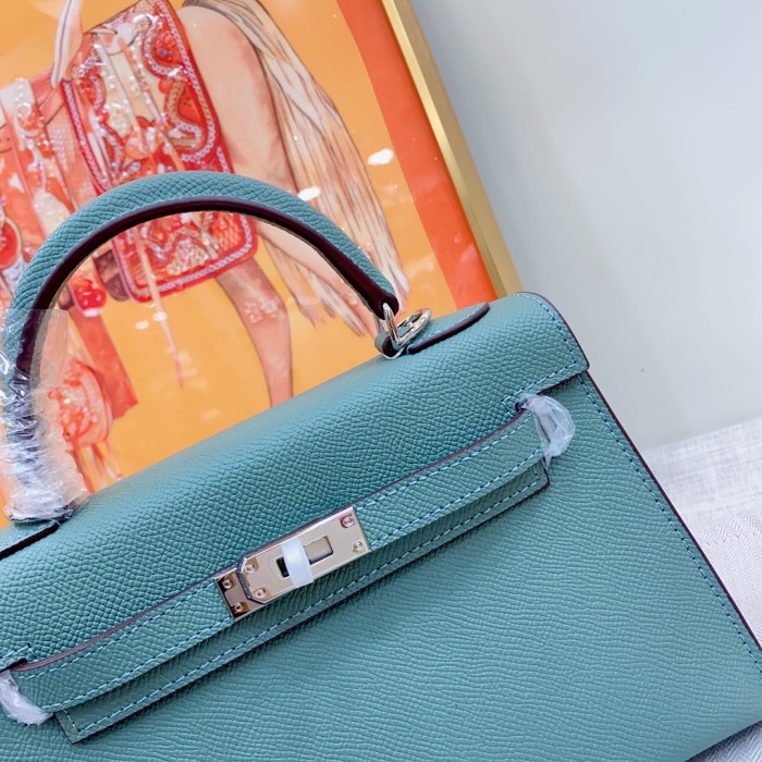 Hermes Kelly 2 Bag Silver Hardware LM081 22cm