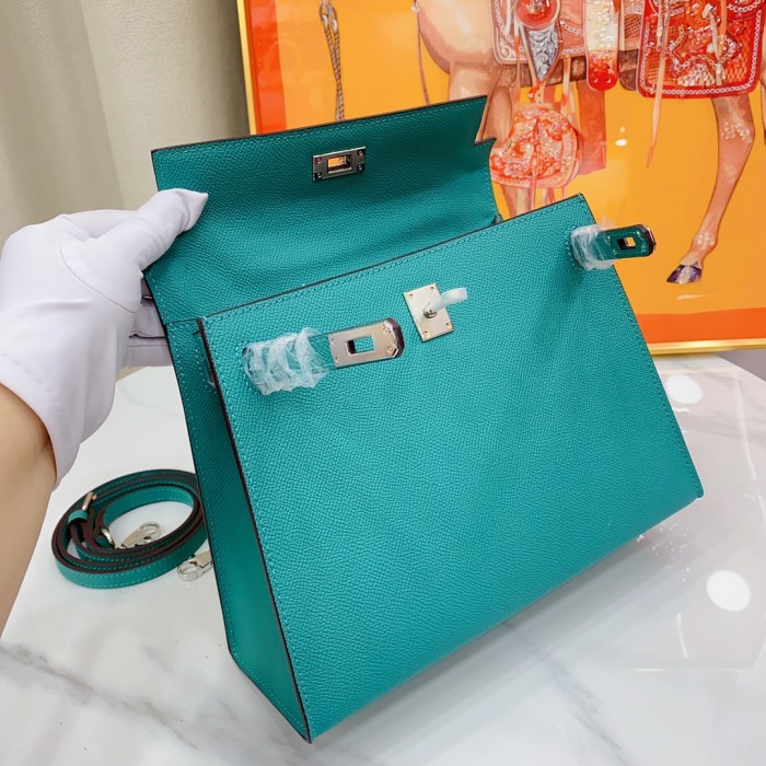 Hermes Kelly 2 Bag Silver Hardware LM091 25cm