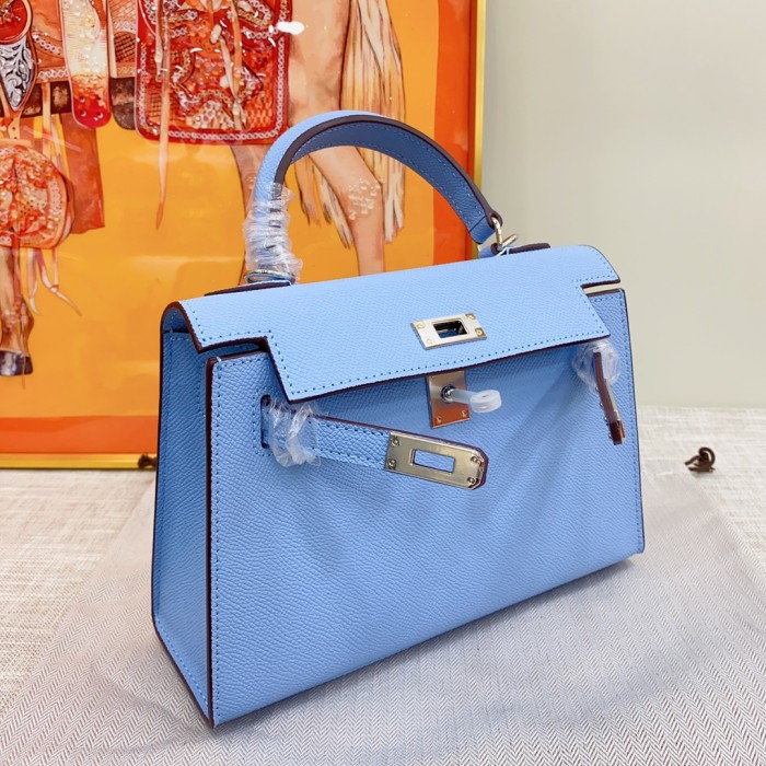 Hermes Kelly 2 Bag Silver Hardware LM081 22cm