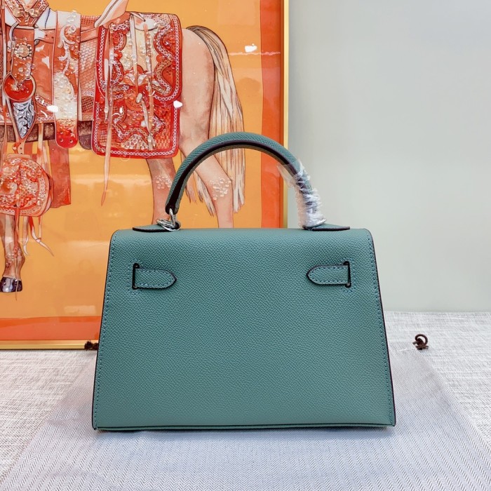 Hermes Kelly 2 Bag Silver Hardware LM081 22cm