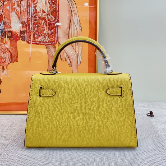Hermes Kelly 2 Bag Silver Hardware LM081 22cm