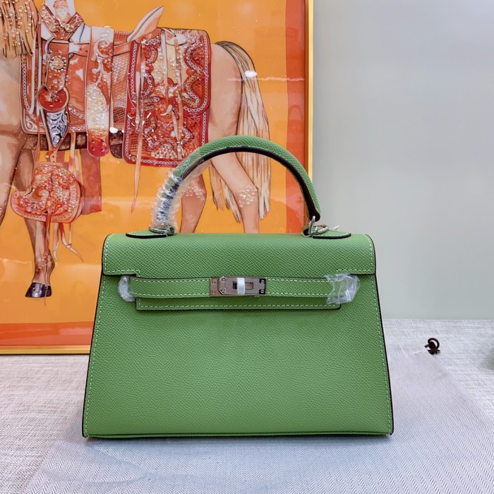 Hermes Kelly 2 Bag Silver Hardware LM081 22cm