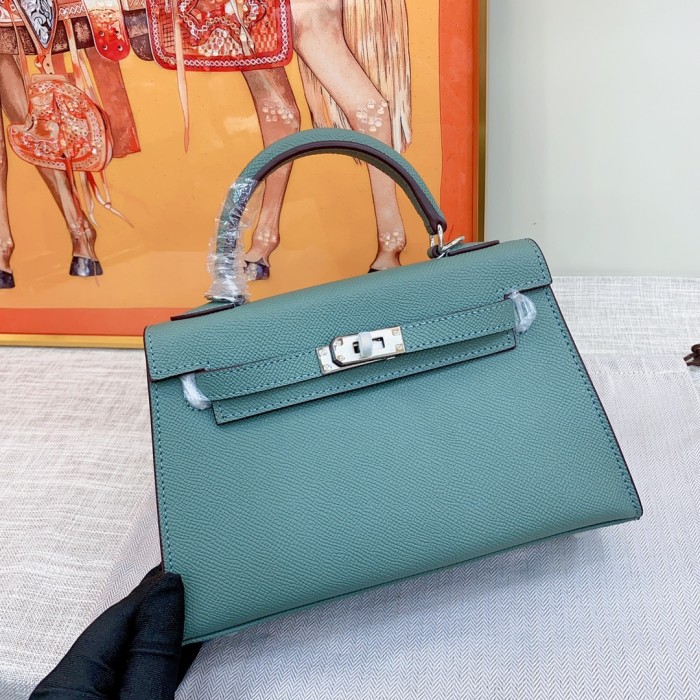 Hermes Kelly 2 Bag Silver Hardware LM081 22cm