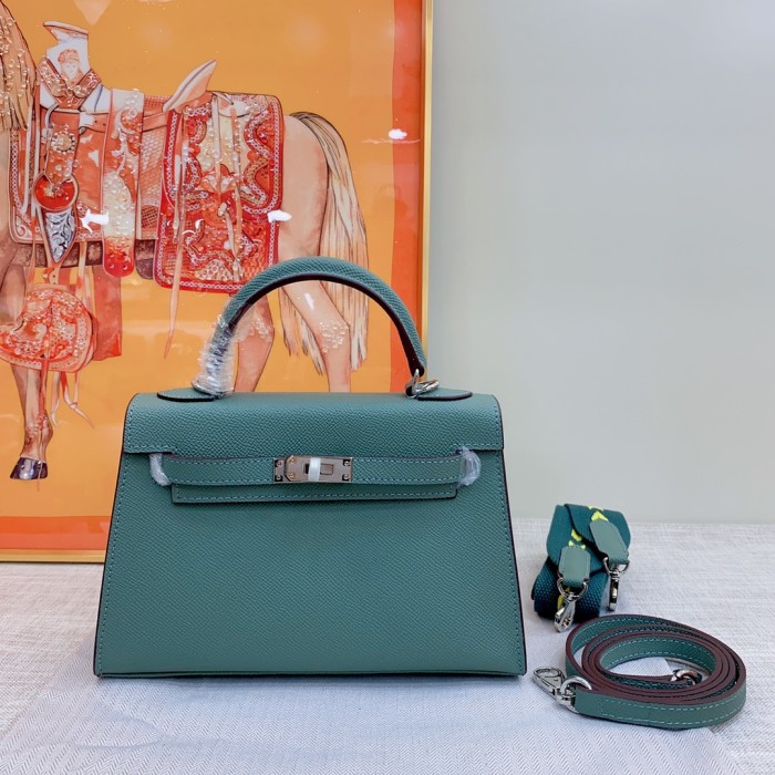 Hermes Kelly 2 Bag Silver Hardware LM081 22cm