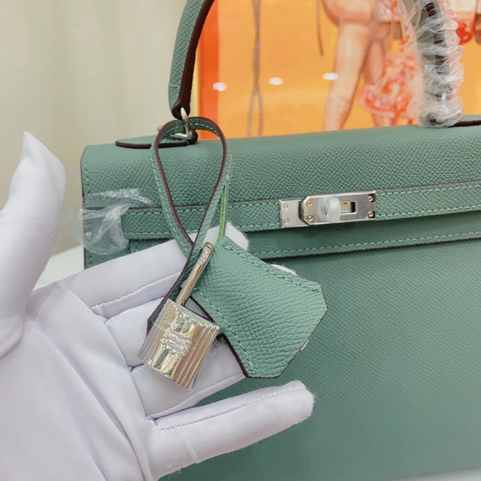 Hermes Kelly 2 Bag Silver Hardware LM091 25cm