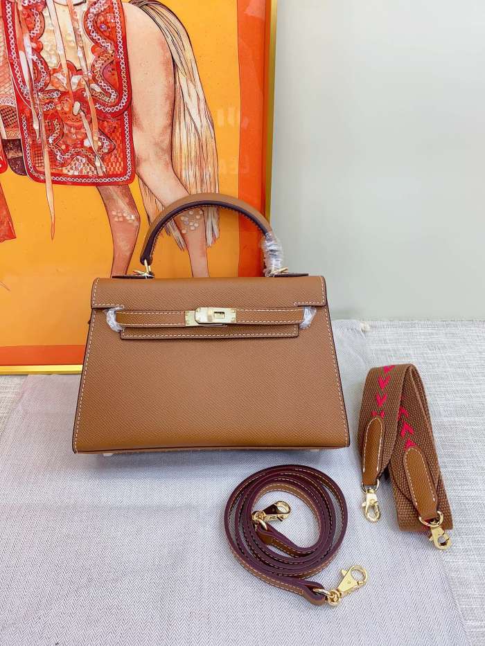 Hermes Kelly 2 Bag Gold Hardware LM071081 19-22cm